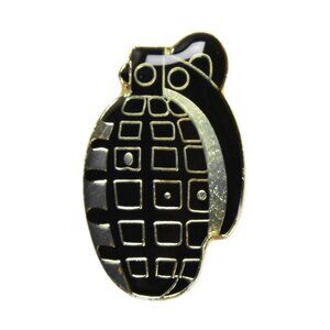 Pineapple Frag Hand Grenade Enamel Pin - 1940s WWII Bomb Weapon Apparel Gift NWT